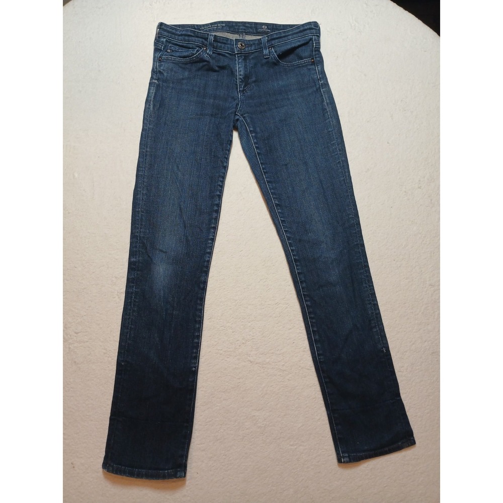 AG Adriano Goldschmied Women's 26P The Stevie Cuff Petite Straight Leg Jeans USA